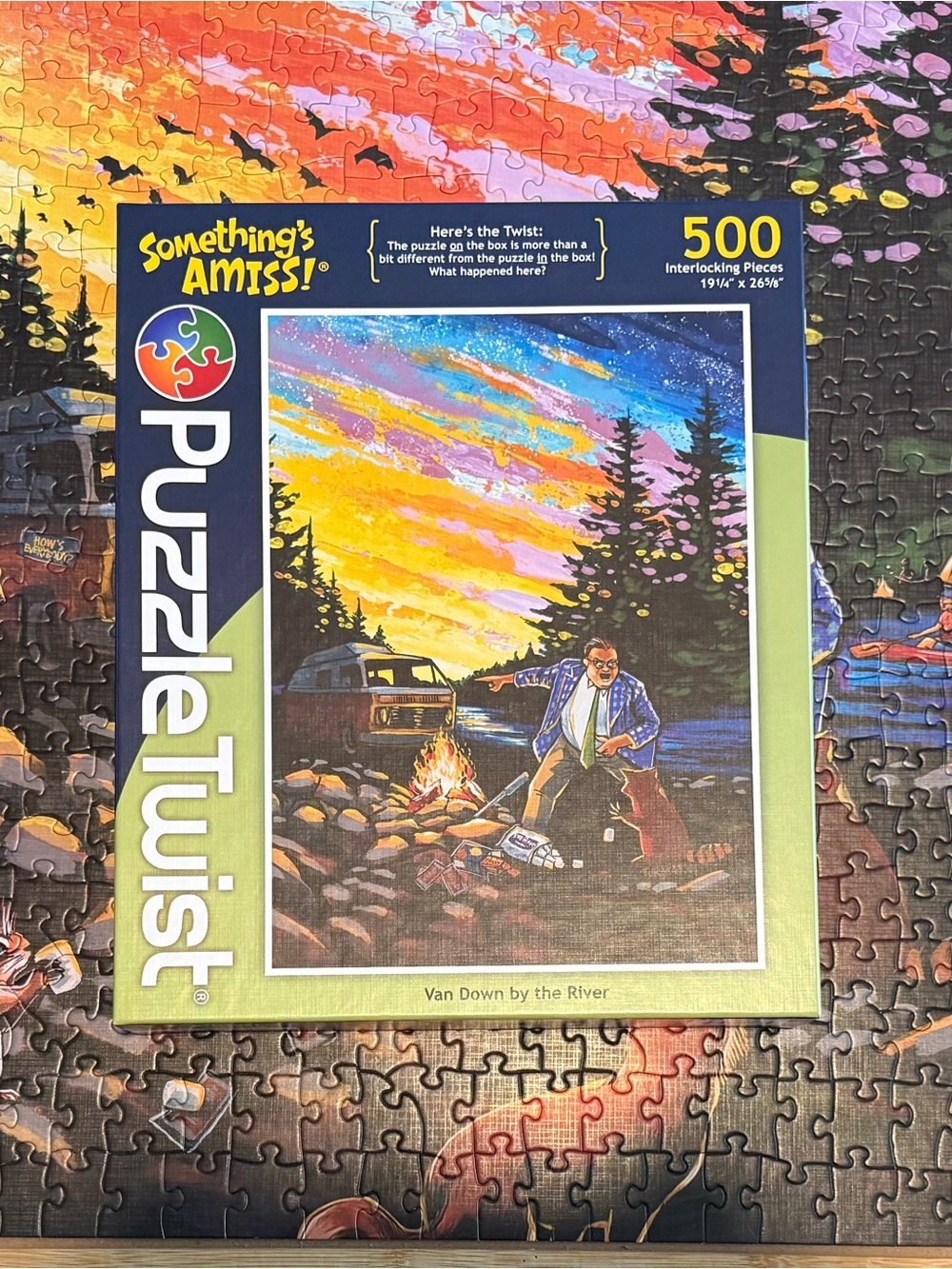 Puzzle Twist Van Down By The River Jigsaw Puzzle 500 Piece